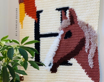 PATTERN: H is for Horse Wall Hanging