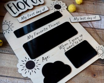 You Are My Sunshine - First Day Sign