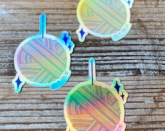 Peace, Love, & Yarn Stickers