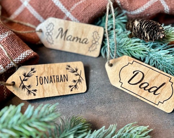 Featured listing image: Gift, Stocking Name Tag