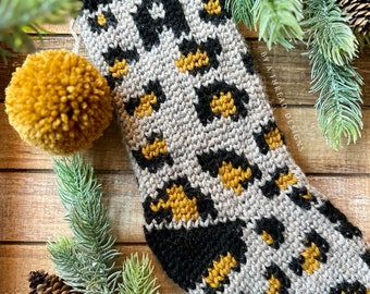 Custom Leopard Print Stockings