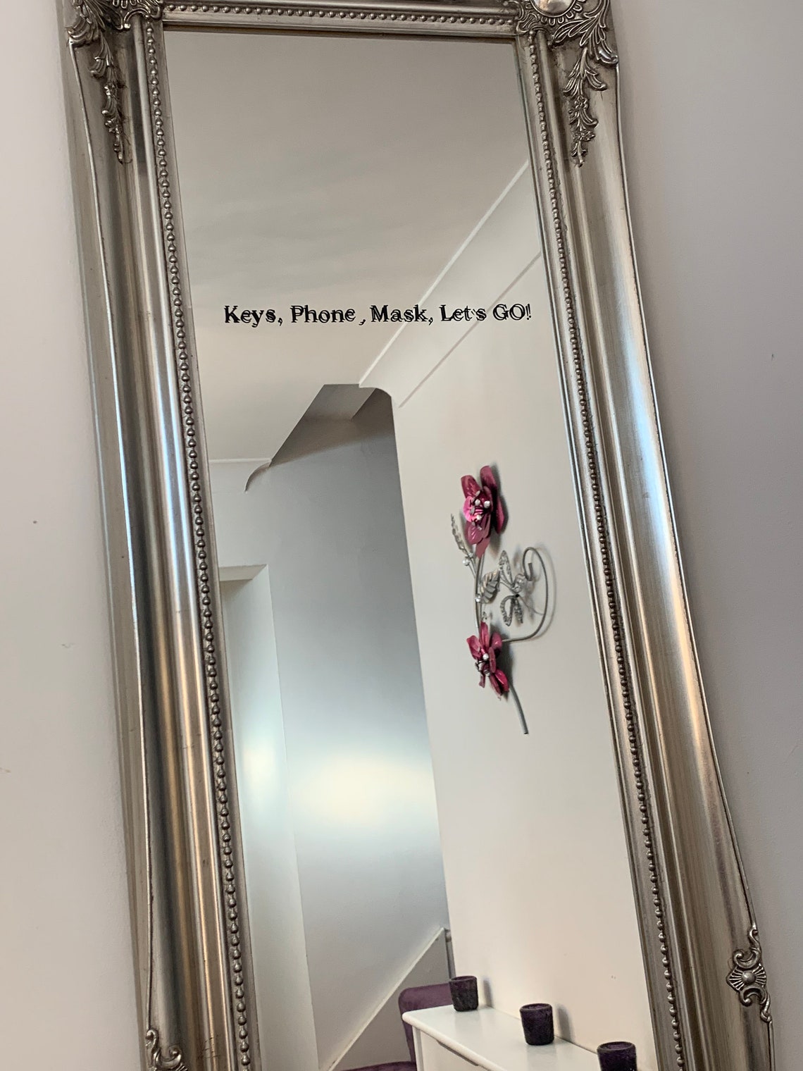 Inspirational Mirror quote Stickers Mirror Decals Etsy