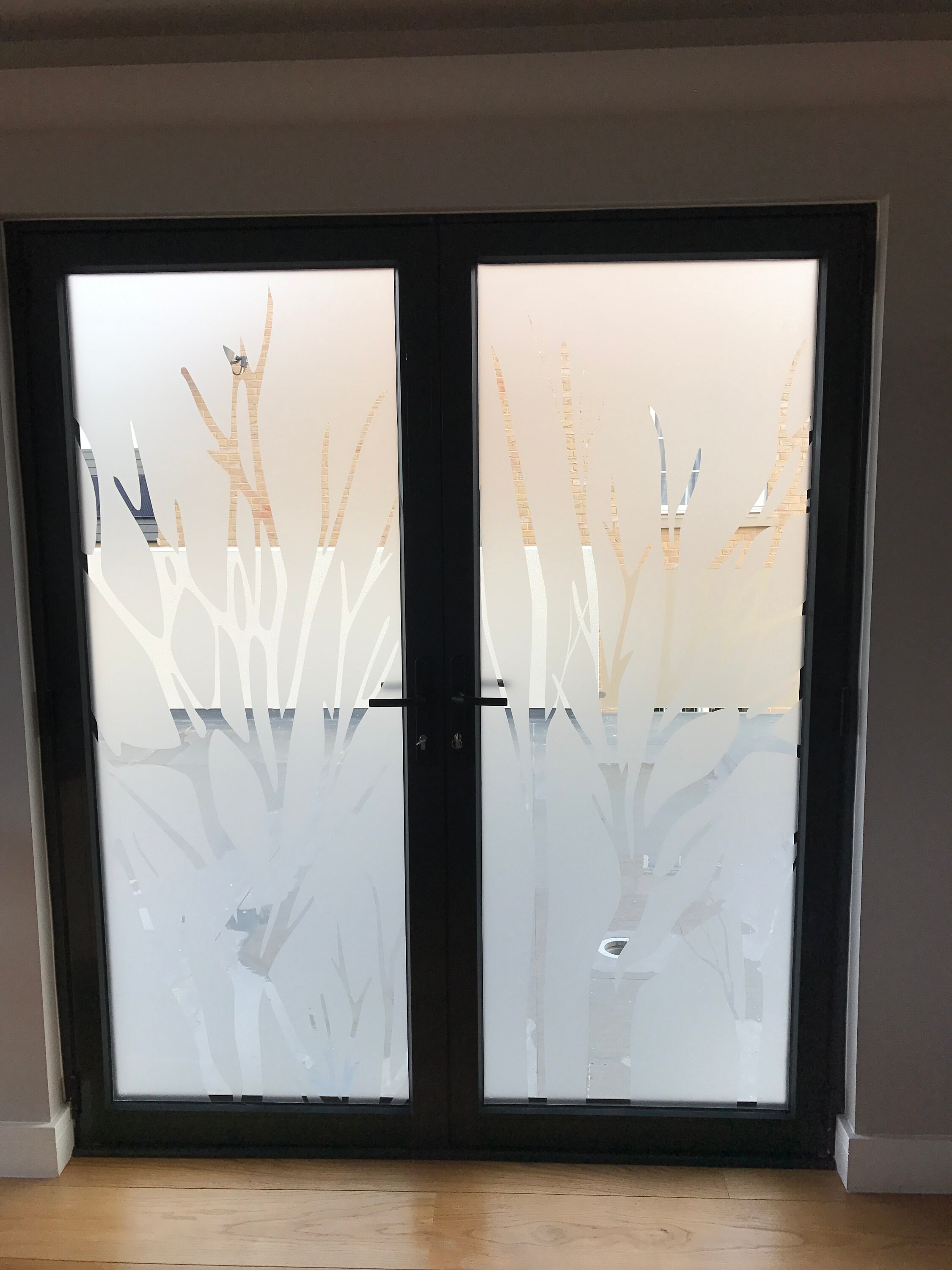 Frosted Bubble Free Window Film Decals Stickers for Glass Etsy UK