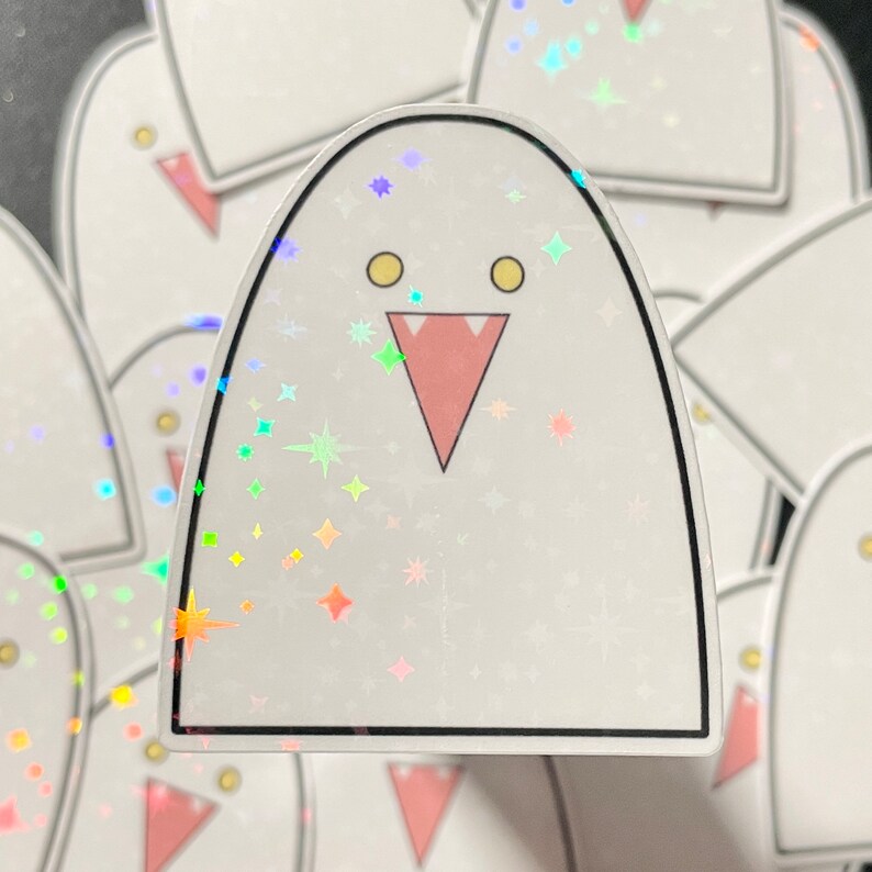 Cute Ghost Sticker | BL Lightsaber Sticker image 3