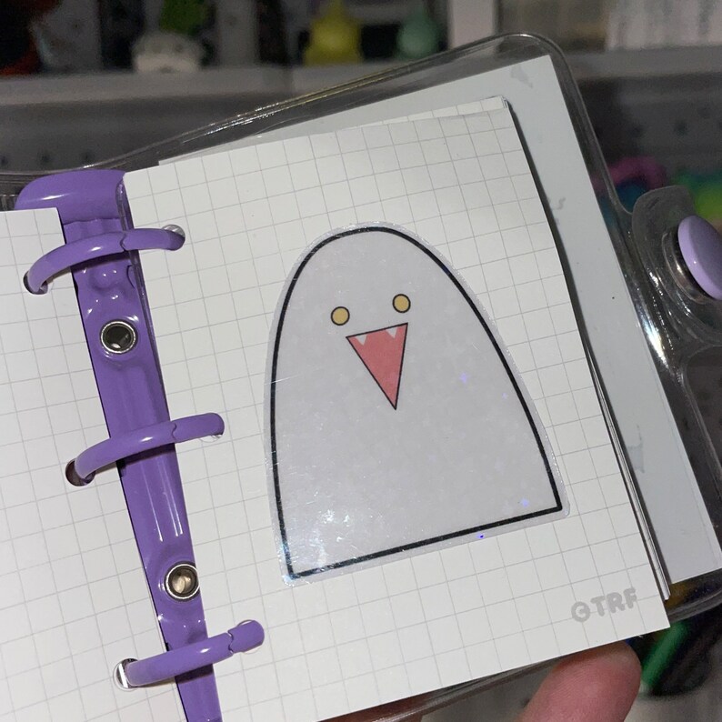 Cute Ghost Sticker | BL Lightsaber Sticker image 6