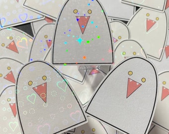 Cute Ghost Sticker | BL Lightsaber Sticker
