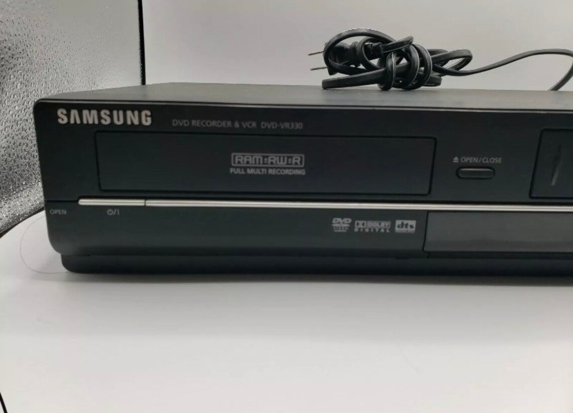 Samsung DVDVR330 Rare VCR / DVD Recorder & Player Combo Black Etsy