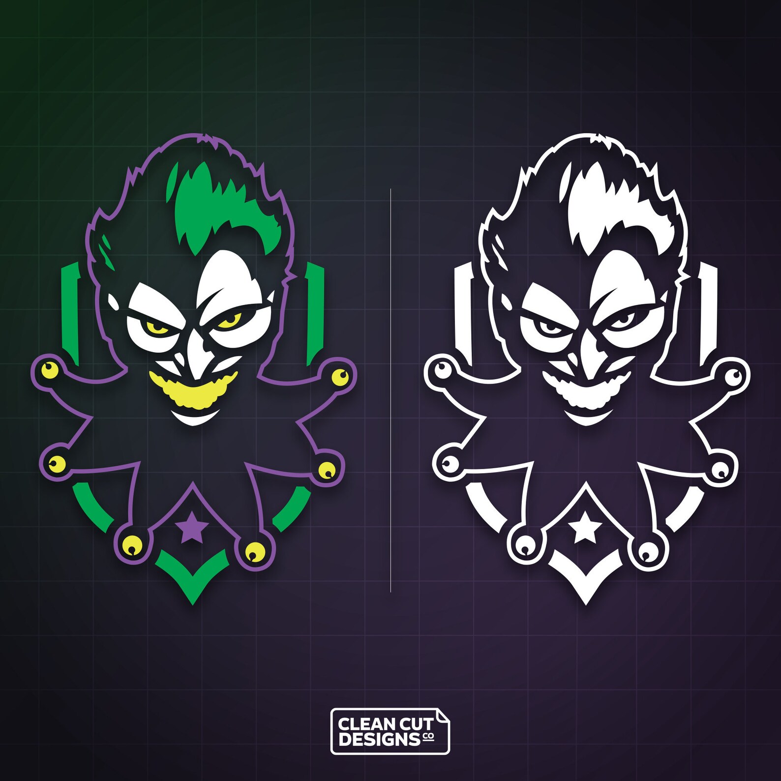 Joker Vinyl Decal Etsy