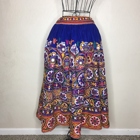 Indian Ethnic Embroidered Boho Mirror Belly Dance