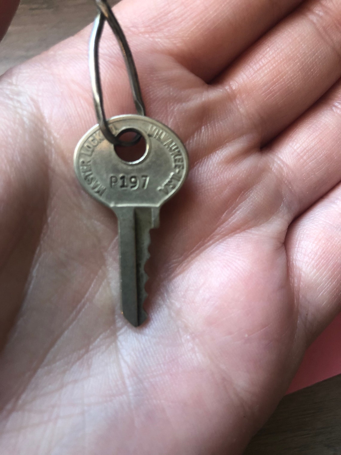 Vintage Master Lock Key Standing Lion Engraved Key P197 Etsy