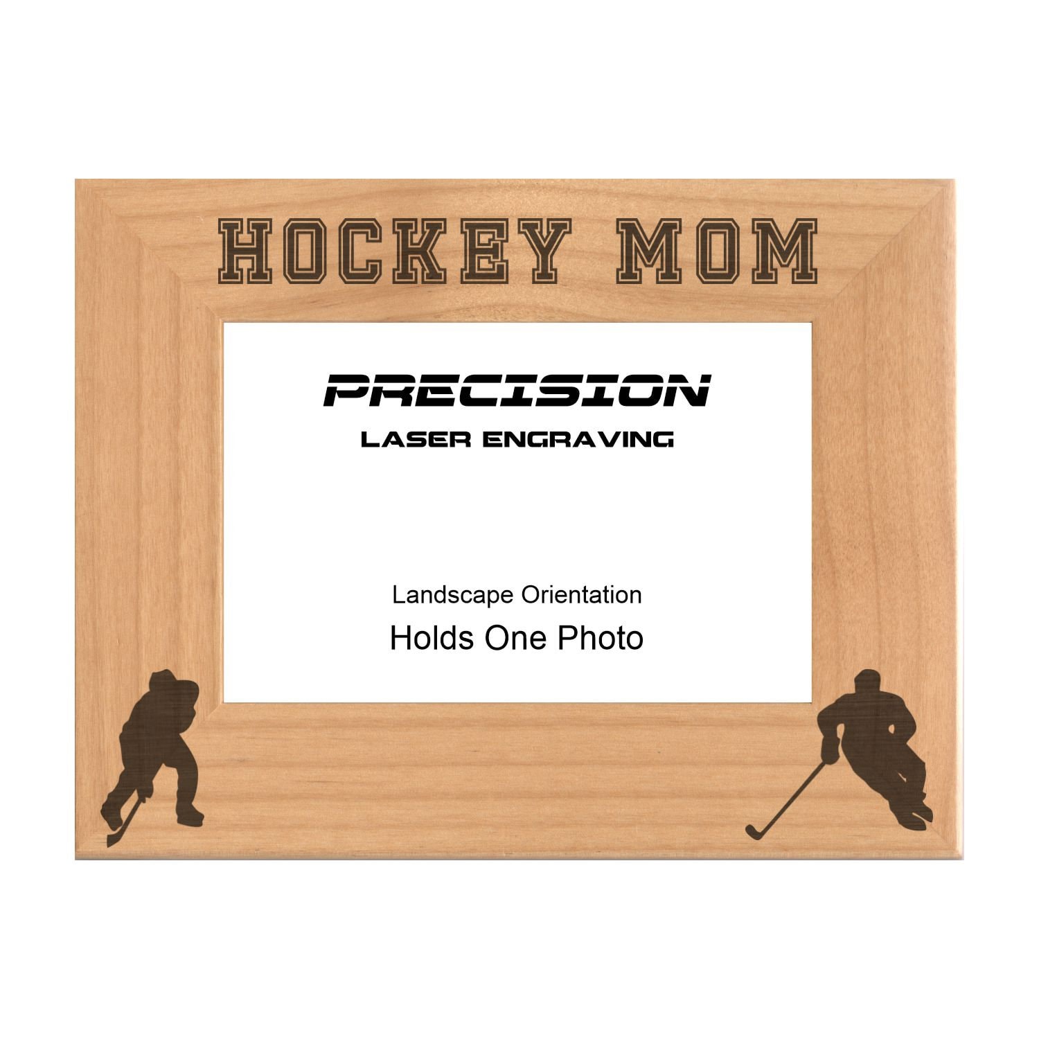 Hockey picture frame personalized, Hockey team gift engraved / 4x6 pho
