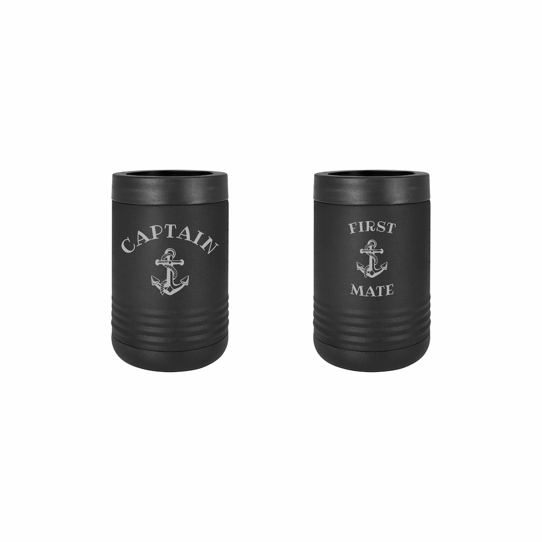 Boating Gifts Captain First Mate With Anchor Insulated Stainless Steel ...