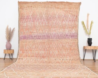 Vintage boujaad rug, Authentic Moroccan Rug 6x11 ft