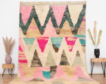 Authentic Boujaad Rug,Moroccan rug,Morrocan berber rug 6x9 ft