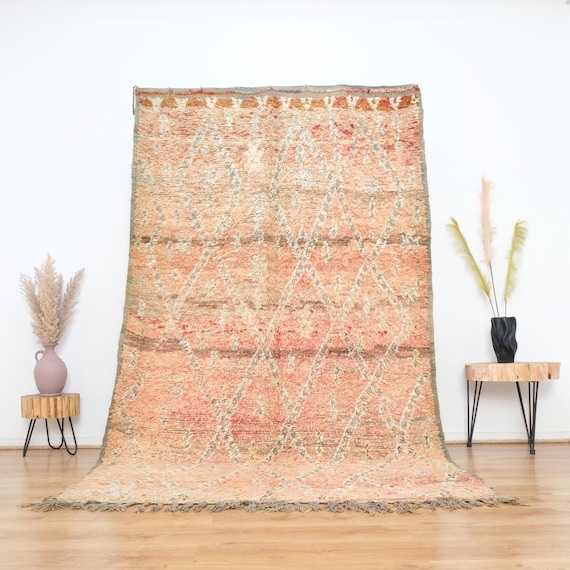 モロッコ ビンテージ ラグ 幾何学模様 モロッカン モロッコ ビンテージ ラグ 幾何学模様 モロッカン ヴィンテージ