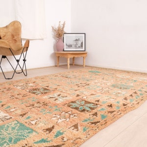 Vintage Boujaad rug, Authentic Moroccan Rug 5x10 ft image 4