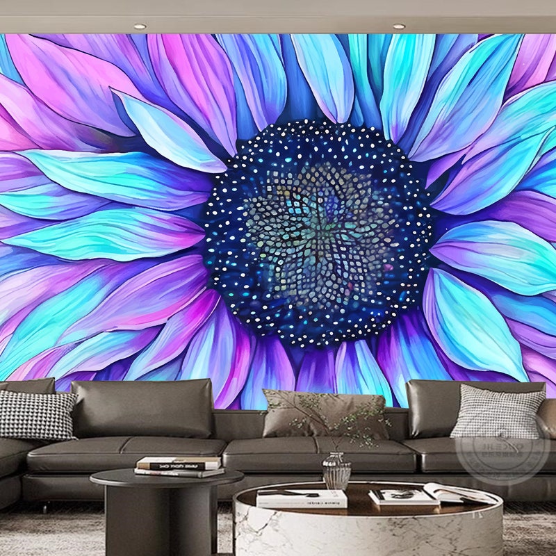 Sunflower Wallpaper Etsy