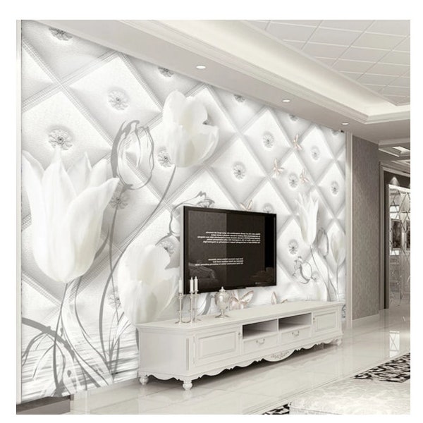 Calla Lily Wall Mural Etsy