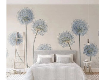 Modern Simple Dandelion Bedroom Living Room Wallpaper Wall Mural Home Decor