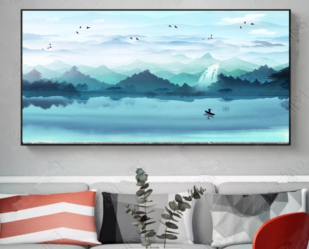 Meer Landschaft Wandbild-Set – 3-teilige Leinwand-Drucke (je 35 X 50 Cm), Moderne Dekoration Für Wohnzimmer, Ohne Rahmen