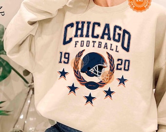 Chicago Football Crewneck Sweatshirt, Bear Game Day Shirt, Football Fan Apparel For Woman