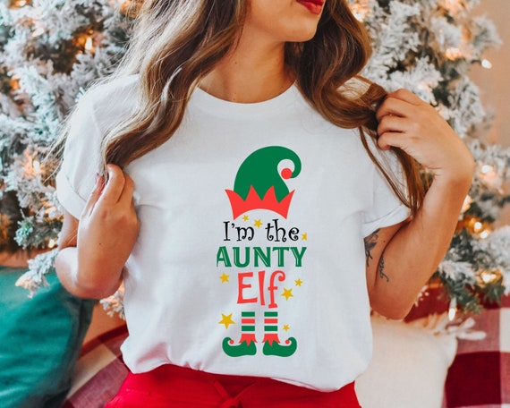 shirti Am the Aunty Elf Shirt Christmas 