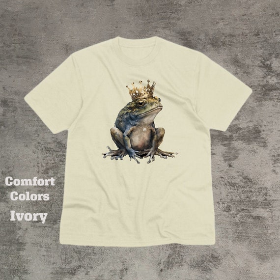 Comfort Colors Frog T-Shirt: Vintage Goblincore Graphic Tee