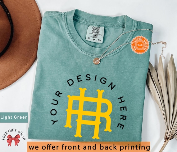 Custom Comfort Colors T-Shirt with Your Logo or Design