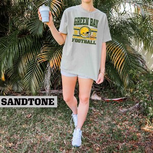 Comfort Colors Green Bay Football T-Shirt, Unisex Football Shirt, Green Bay Football Tee, Game Day T-Shirt, Green Bay Sports Gear For Kids