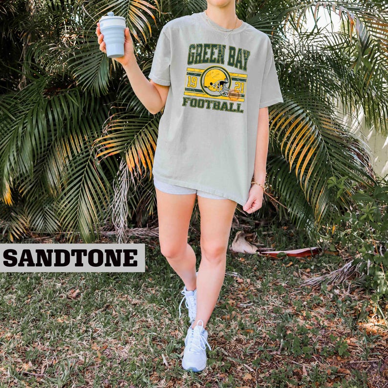Comfort Colors Green Bay Football T-Shirt, Unisex Football Shirt, Green Bay Football Tee, Game Day T-Shirt, Green Bay Sports Gear For Kids