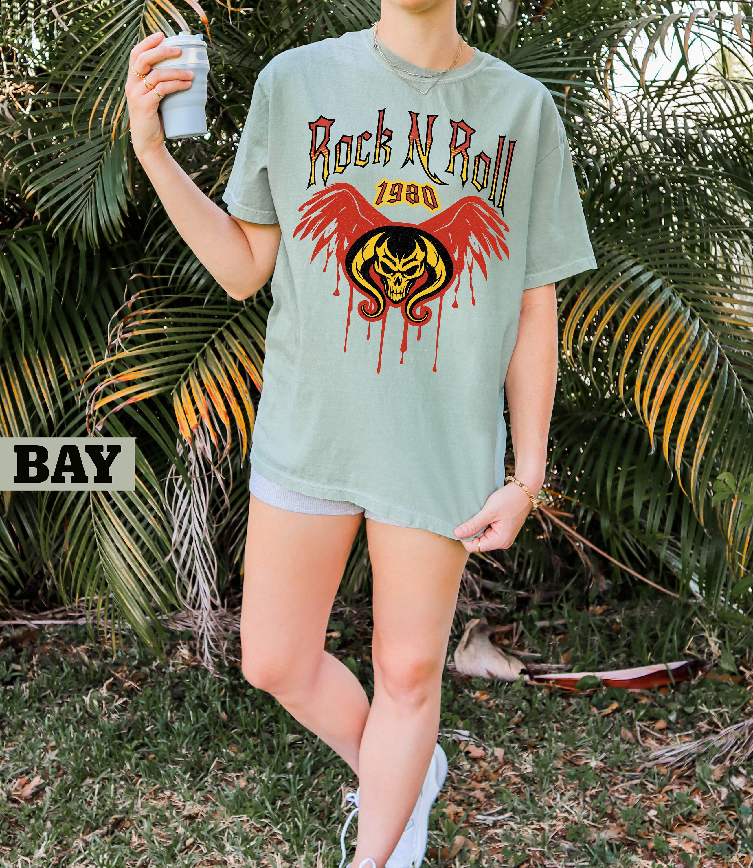 アート・デザイン・音楽 VINTAGE ROCK T-SHIRTS Vintage Rock N Roll Graphic T-shirt, Rock Music World Tour Shirts