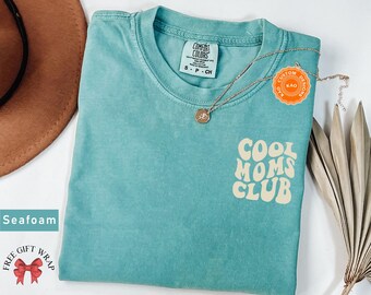 Moms Club Comfort Colors T-Shirt, Mother's Day Gift