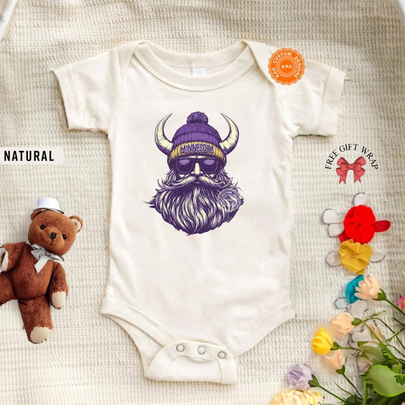 Baby Clothes Mn Vikings - Etsy