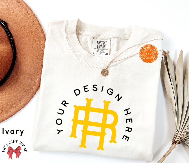 Comfort Colors Custom Design T-Shirt, Customize Design Shirt, Company Logo, Custom Sports Gear, Your Business Logo Shirt Family Matching Tee