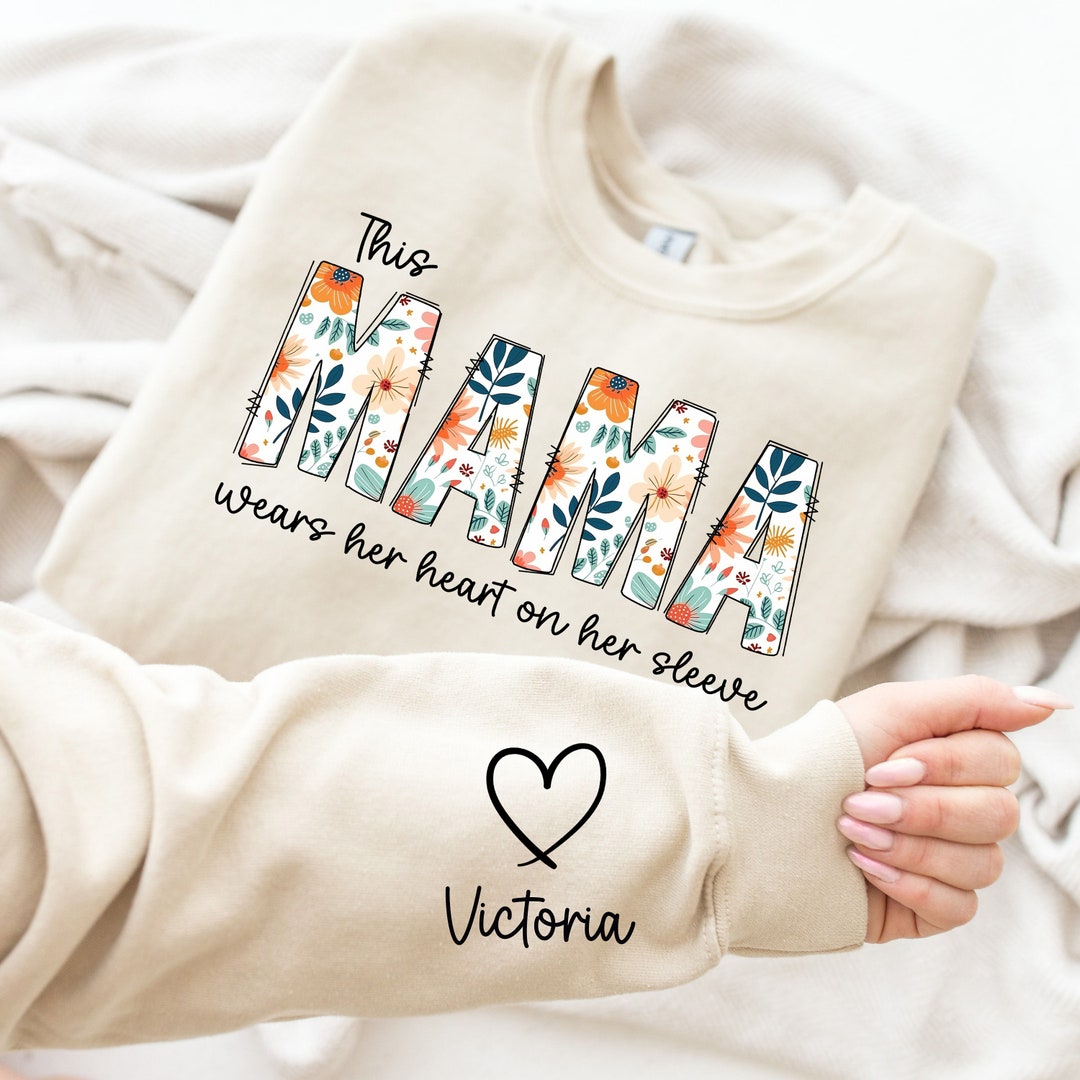 Mom Thanks For Loving Me - Personalized Custom Sweatshirt main image 1