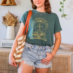Comfort Colors In My Fantasy Era Shirt, Fantasy Book Tee, Dark Academia Shirt, Book Lover Gift, Birthday Gifts, Trendy Ring Tee, Sword Shirt
