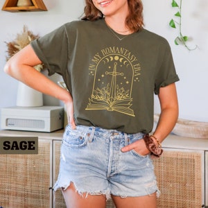 Comfort Colors In My Fantasy Era Shirt, Fantasy Book Tee, Dark Academia Shirt, Book Lover Gift, Birthday Gifts, Trendy Ring Tee, Sword Shirt