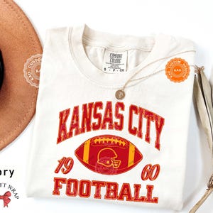 Comfort Colors Kansas City Sports Gear, Football Game Day T-Shirt, Unisex Kansas City Shirts, Gift For Her, Family Matching Tee For Football
