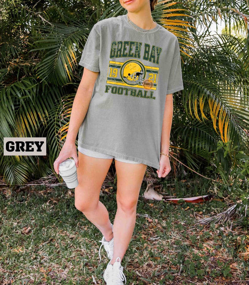 Comfort Colors Green Bay Football T-Shirt, Unisex Football Shirt, Green Bay Football Tee, Game Day T-Shirt, Green Bay Sports Gear For Kids