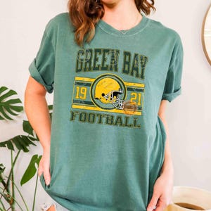 Comfort Colors Green Bay Football T-Shirt, Unisex Football Shirt, Green Bay Football Tee, Game Day T-Shirt, Green Bay Sports Gear For Kids
