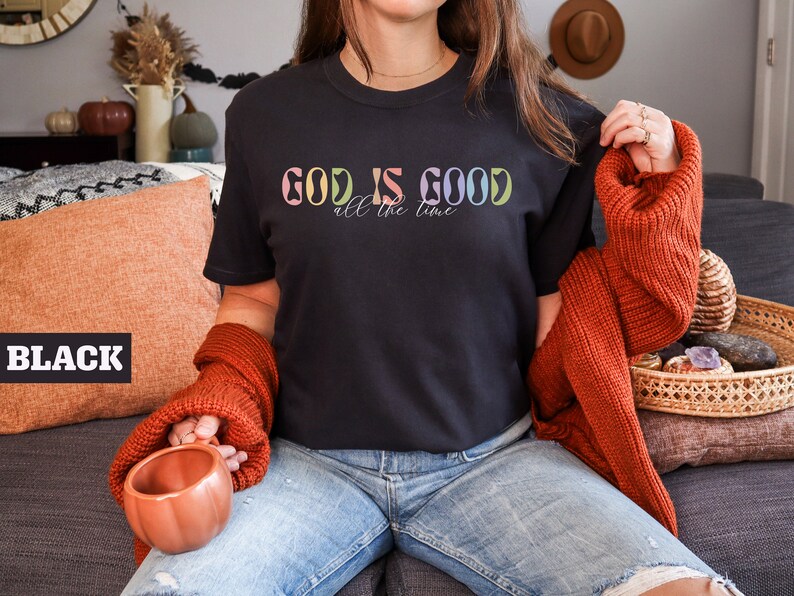 God is Good T-shirt, Christian Spring Shirts, Trendy Woman Easter Gift ...