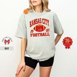 Comfort Colors Kansas City Sports Gear, Football Game Day T-Shirt, Unisex Kansas City Shirts, Gift For Her, Family Matching Tee For Football