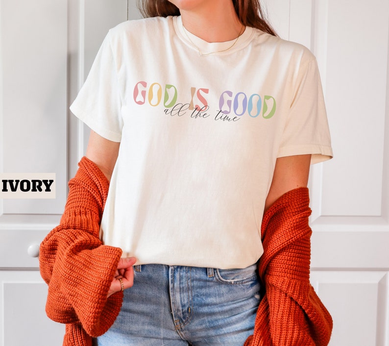 God is Good T-shirt, Christian Spring Shirts, Trendy Woman Easter Gift ...