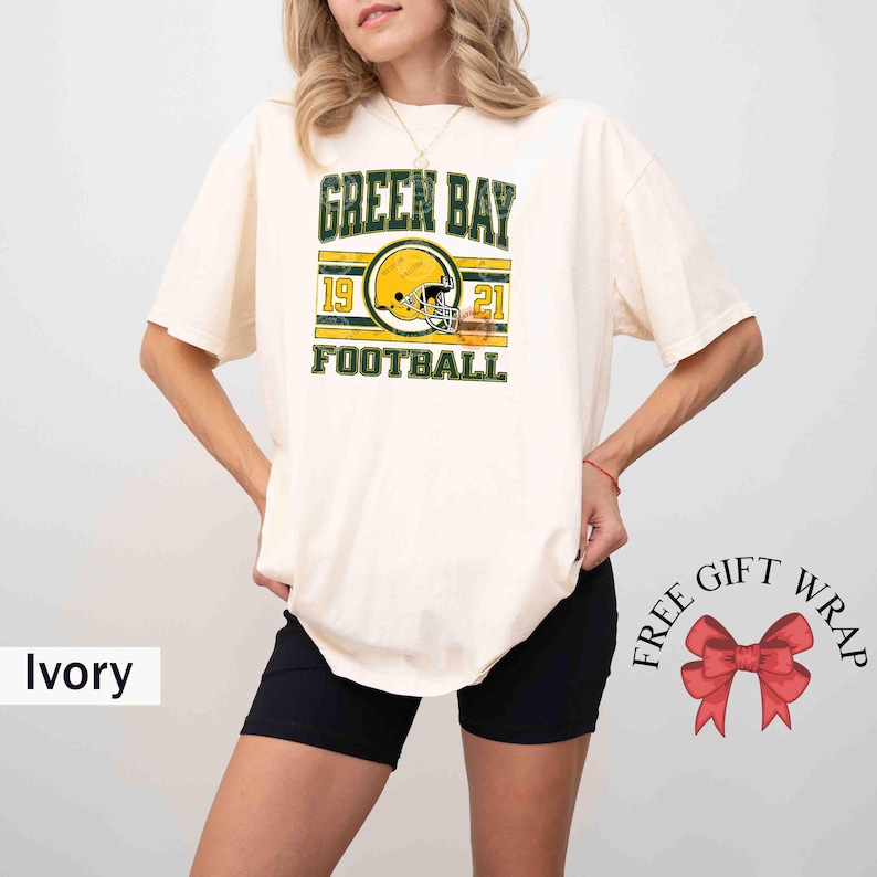 Comfort Colors Green Bay Football T-Shirt, Unisex Football Shirt, Green Bay Football Tee, Game Day T-Shirt, Green Bay Sports Gear For Kids