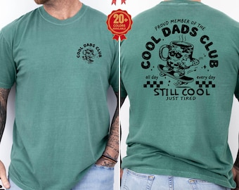 Comfort Colors Pigment-Dyed T-Shirt, Dads Club Graphic Tee