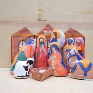 Cut-and-Sew Christmas Nativity Kit