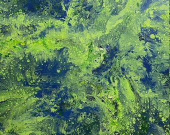 48x60 Canvas for Big Walls - &quot;HINT OF LIME&quot;