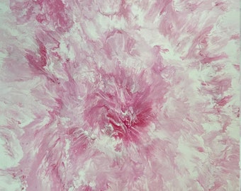 48x60 Canvas for Big Walls - "PINK PEONIES"