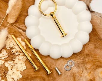 Etagerenstange Mini goldfarben | Etagere Stange | Resin Supplies | Etagerenstange Keramik Etagere | Resin Zubehör | DIY Etagere „Mini Ring“