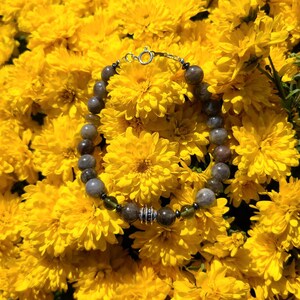 Authentic Moldavite, Labradorite, and sterling silver bracelet, men&#39;s Moldavite bracelet, Moldavite jewelry, Labradorite, artisan silver